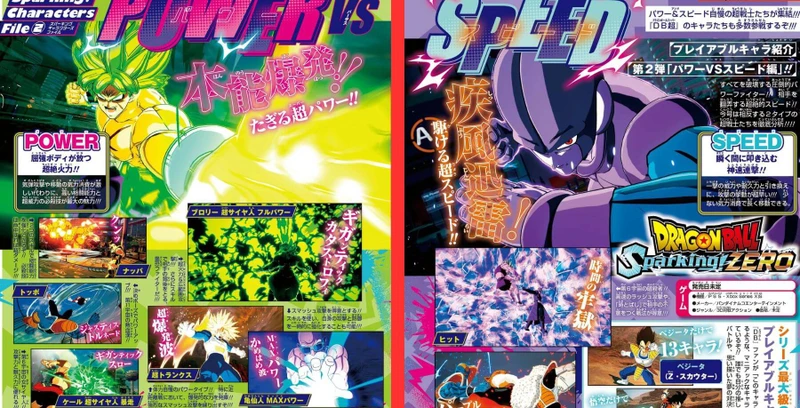 Personagens que estarão presente em Dragon Ball: Sparking Zero