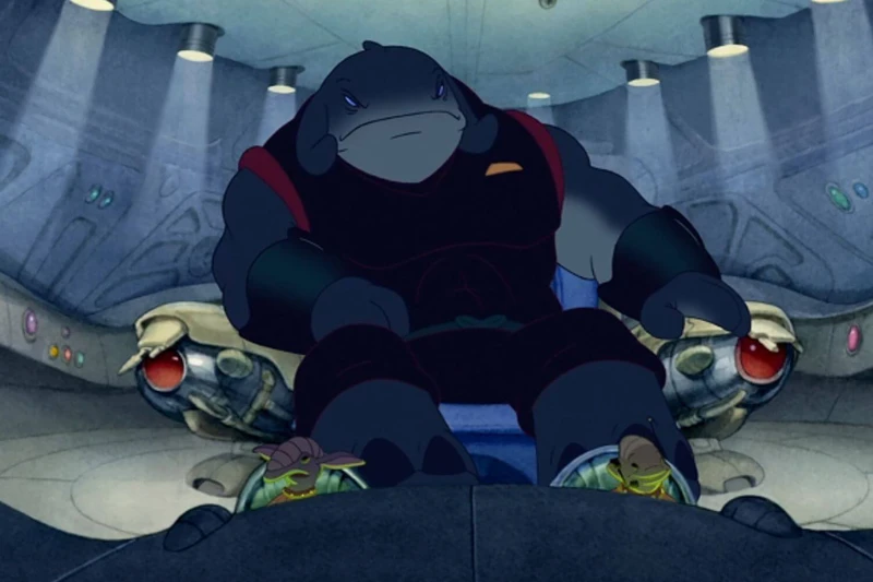Capitão Gantu na animação de Lilo & Stitch de 2002