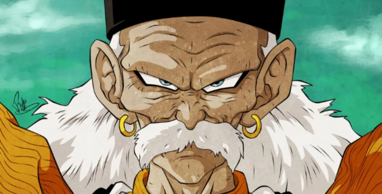 Androide 20 olhar sério