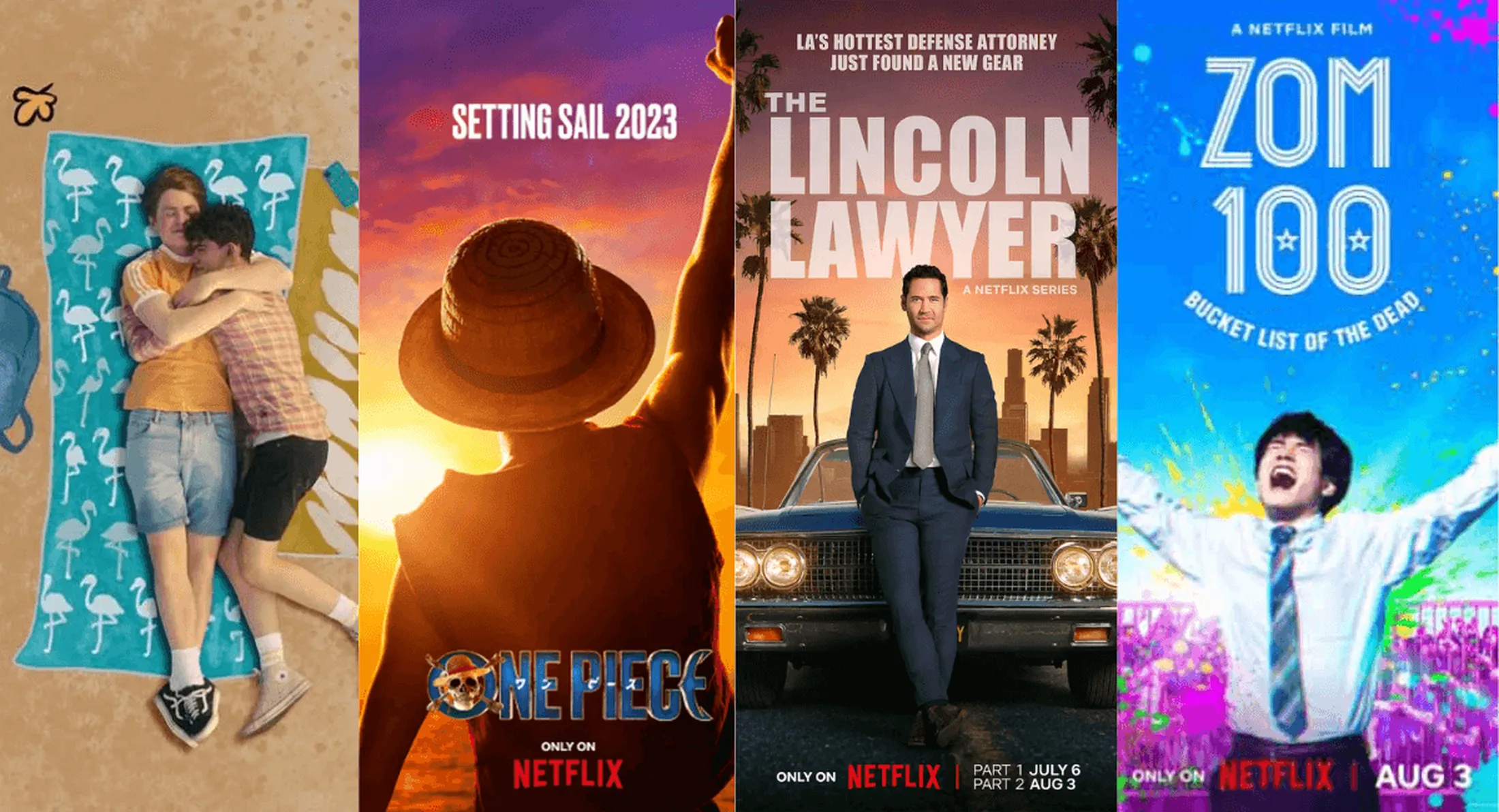 heartstopper, One Piece, 100 Coisas para Fazer Antes de Virar Zumbi, e O Poder e a Lei – Temporada 2, Parte 2, e muito mais, estreiam na Netflix em Agosto. Foto: Divulgação