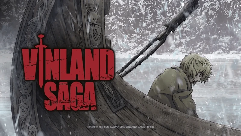 Personagem principal de Vinland Saga sentado ao lado de uma árvore.