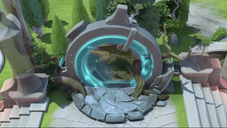 Portais geminados dota 2