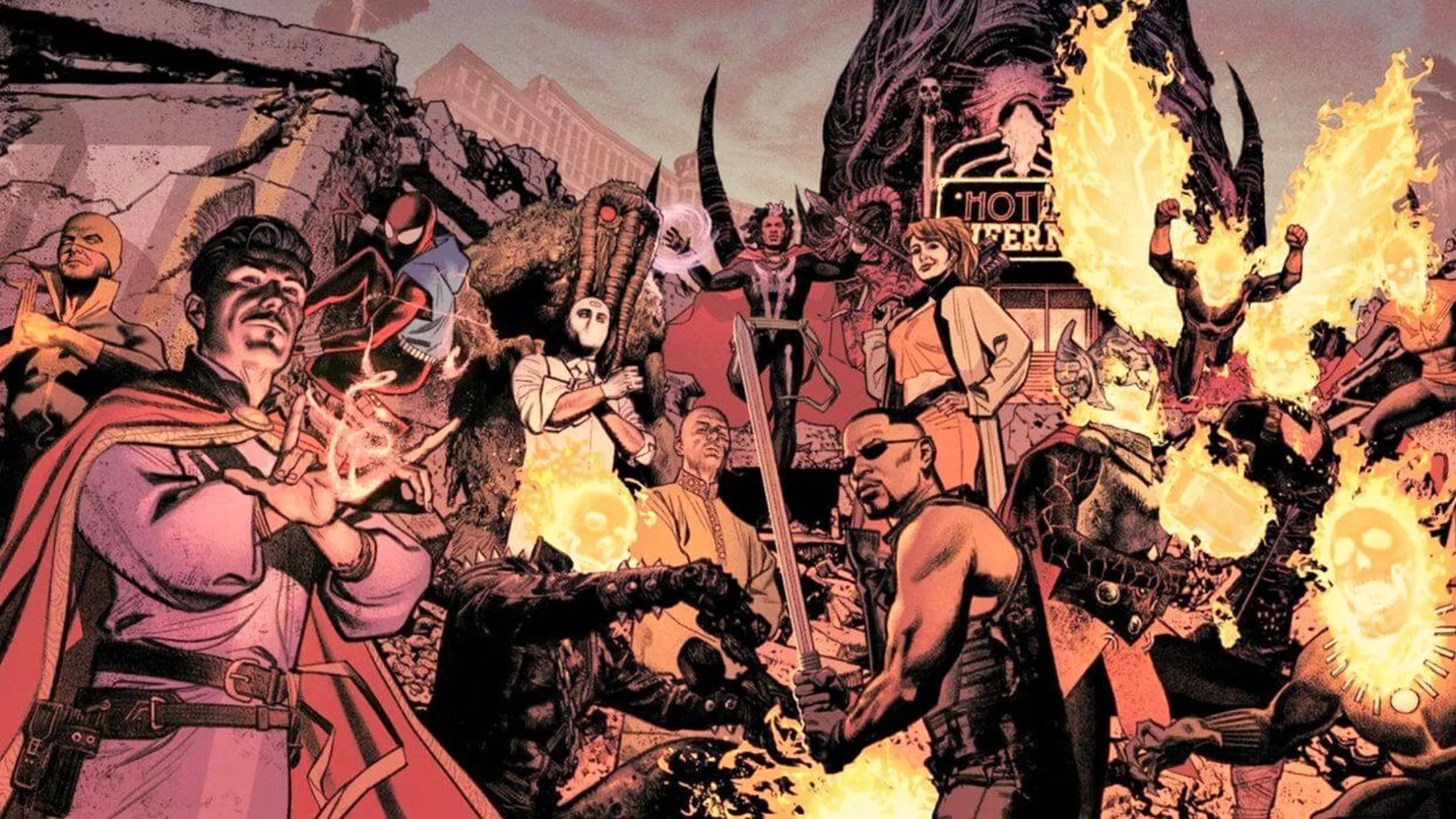 Conheça um pouco sobre os “Filhos da Meia Noite” Grupo de heróis e anti heróis da Marvel que possivelmente vai ganhar seu filme 
