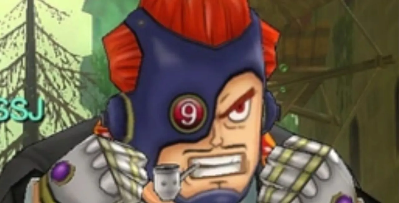 Androide 9 olhar com raiva