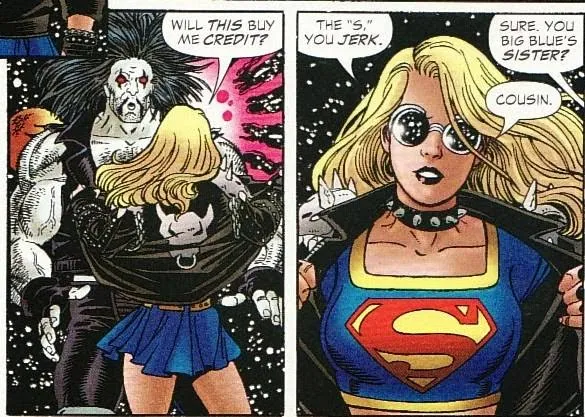 Lobo e Supergirl