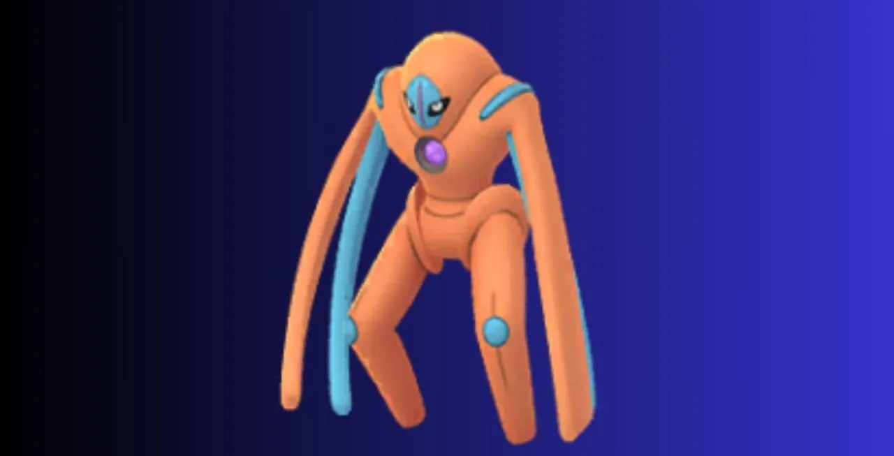 Deoxys em sua forma de defesa