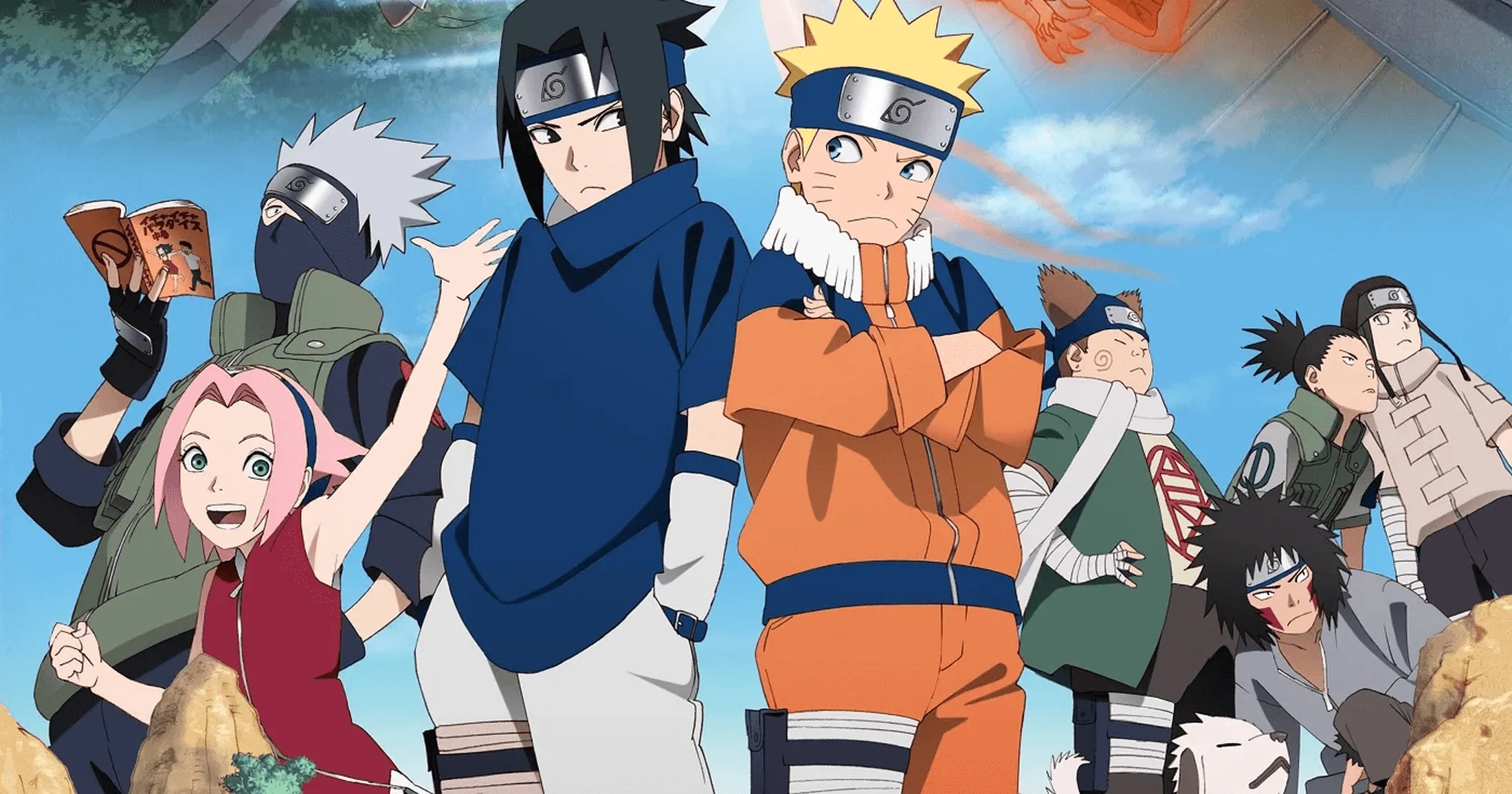 Personagens principais de Naruto.