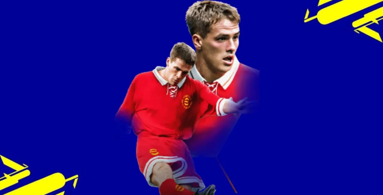 Background do jogo eFootball com o jogador Owen ao centro