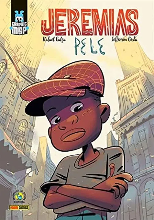 Capa do primeiro quadrinho da MSP a ganhar o Prêmio Jabuti, Jeremias: Pele.