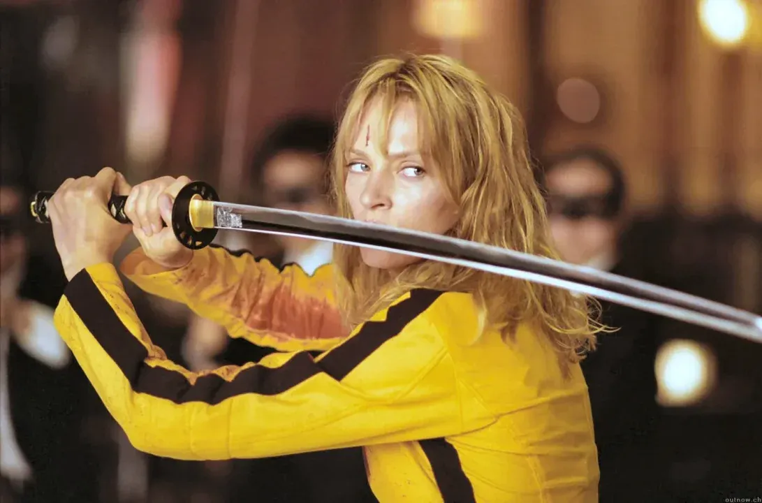 Uma Thurman em Kill Bill Volume 1.