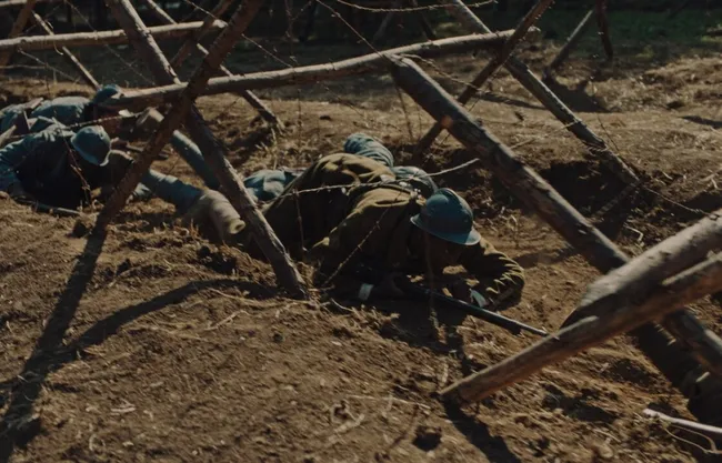 Treinamento dos soldados senegaleses em Herói de Sangue. Foto: Divulgação