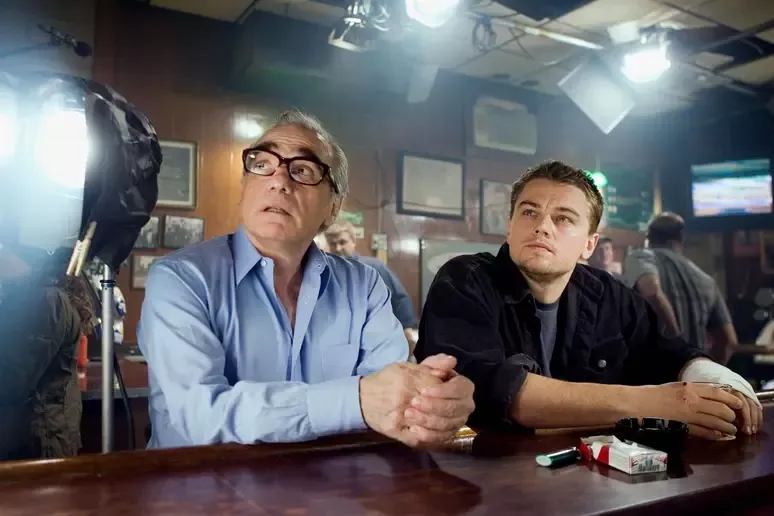 Ator Leonardo DiCaprio e diretor Martin Scorsese juntos