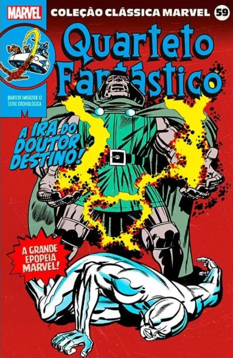 HQ escrita por Stan Lee e Jack Kirby em que Doutor Destino rouba os poderes do Surfista Prateado. 