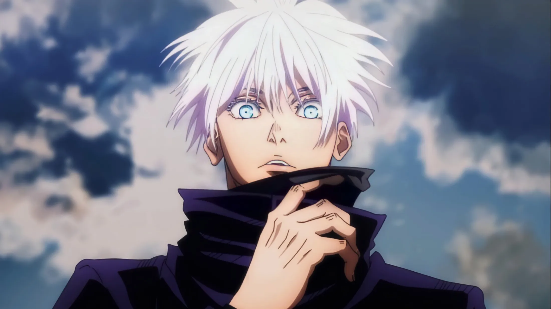 satoru-com-seus-olhos-abertos-no-ceu