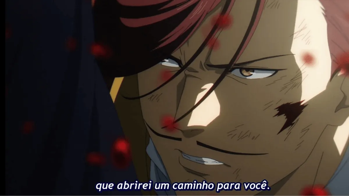 Herói do sul falando para Frieren