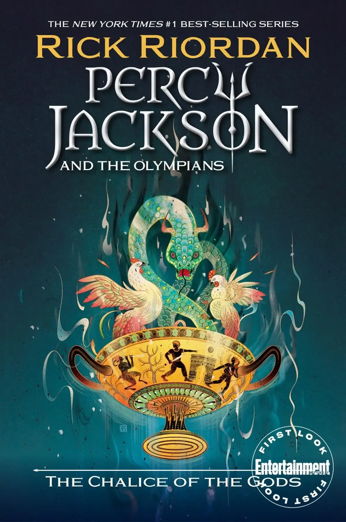 Capa do novo livro de Percy Jackson.