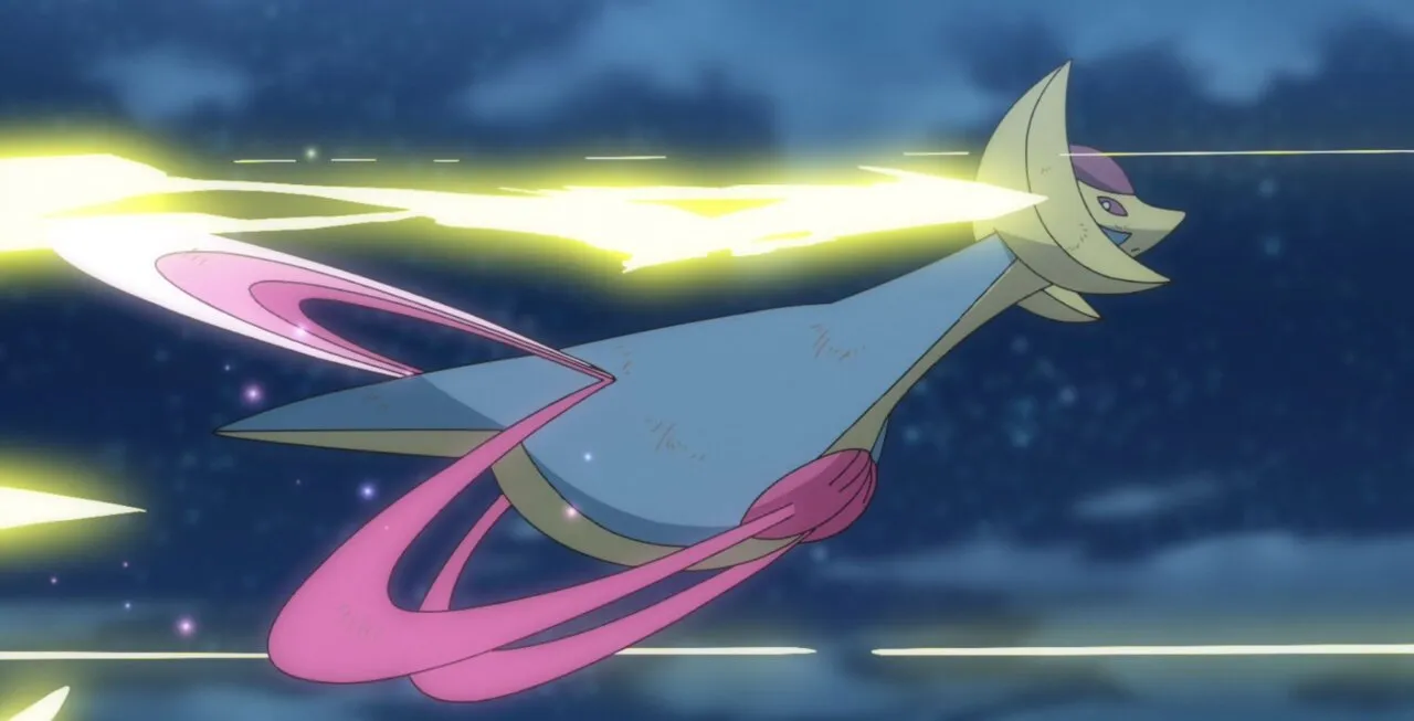 Cresselia voando