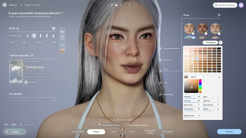 Criador de personagem de inZOI. Foto: Reprodução/ Twitter