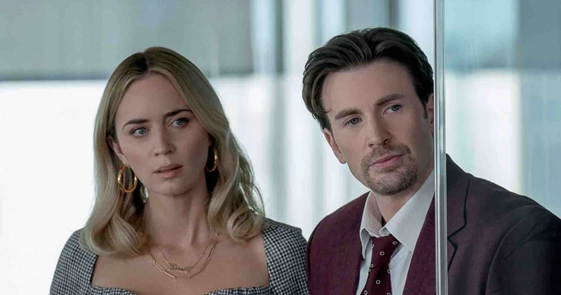 Emily Blunt e Chris Evans darão vida aos personagens principais de Máfia da Dor. Foto: Divulgação