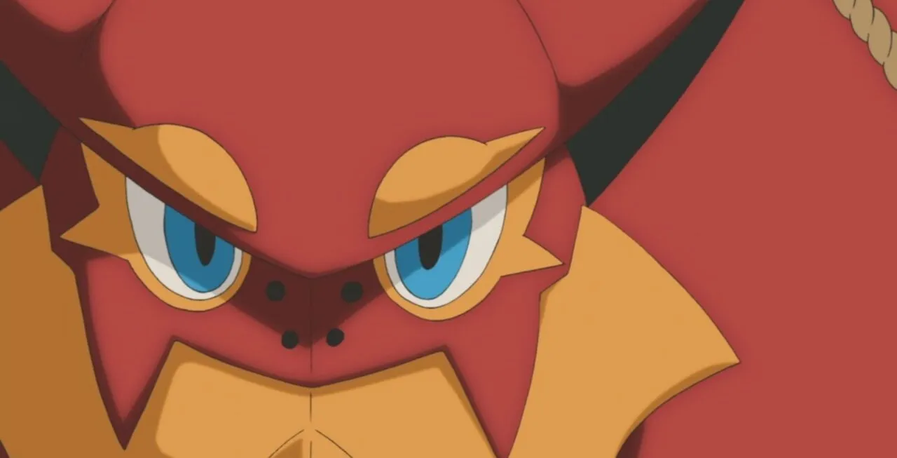 Volcanion encarando seriamente