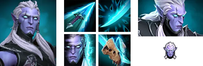 ícones da persona de Phantom Assassin no dota 2