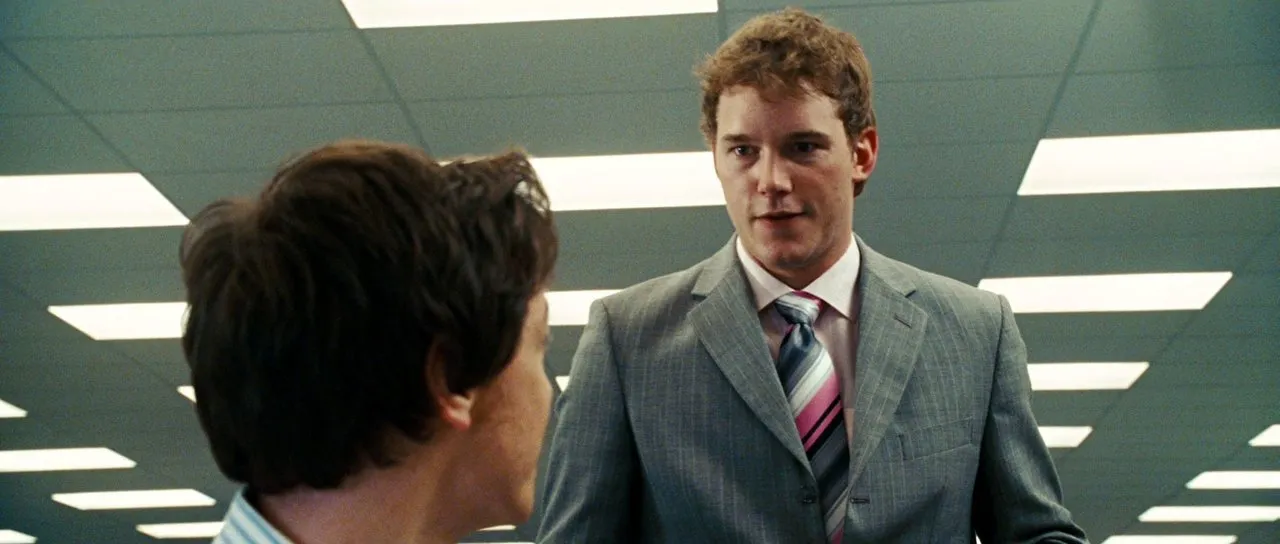 Chris Pratt atuando no filme O procurado