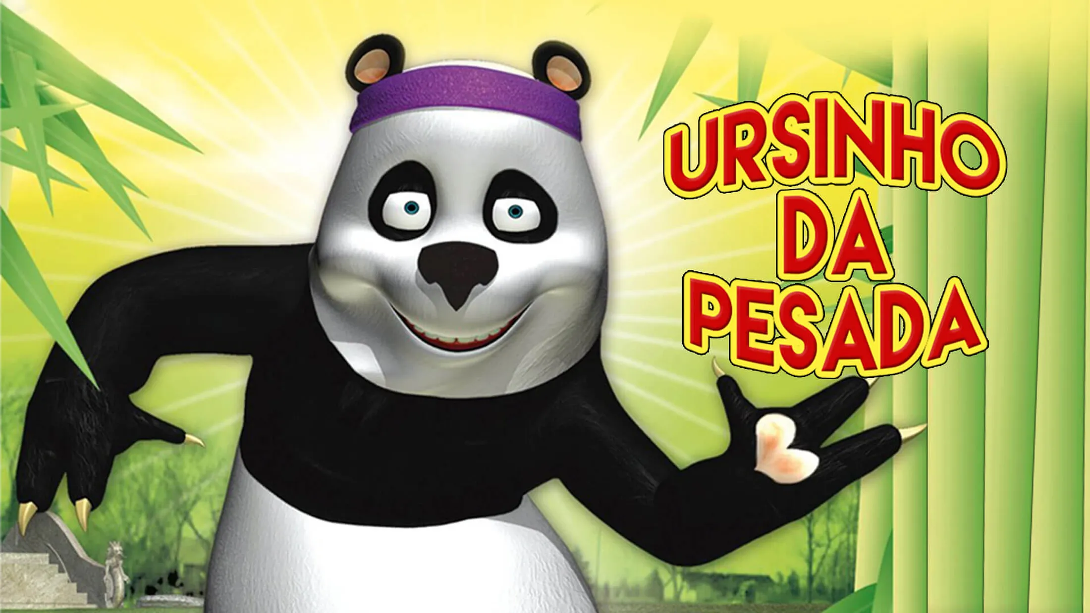 Imagem de uma das animações que podem ser copia e cola de outras com um panda.