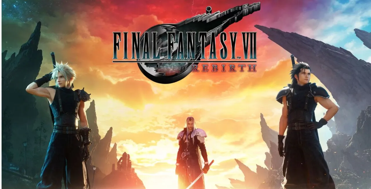 Capa do jogo Final Fantasy VII Rebirth