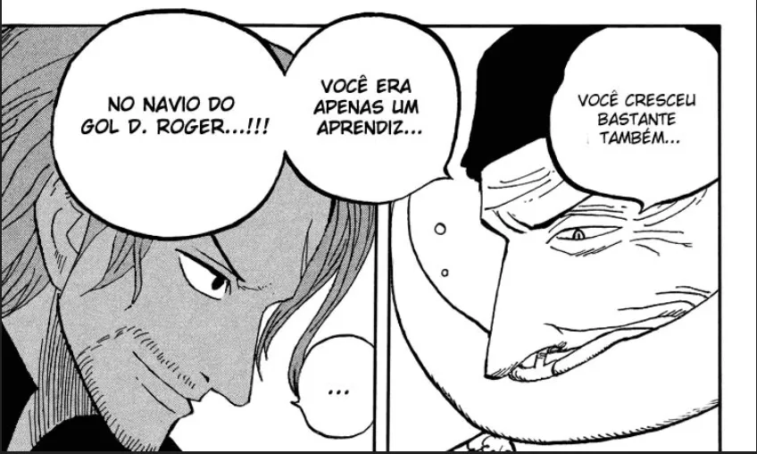 Shanks conversando com barba branca