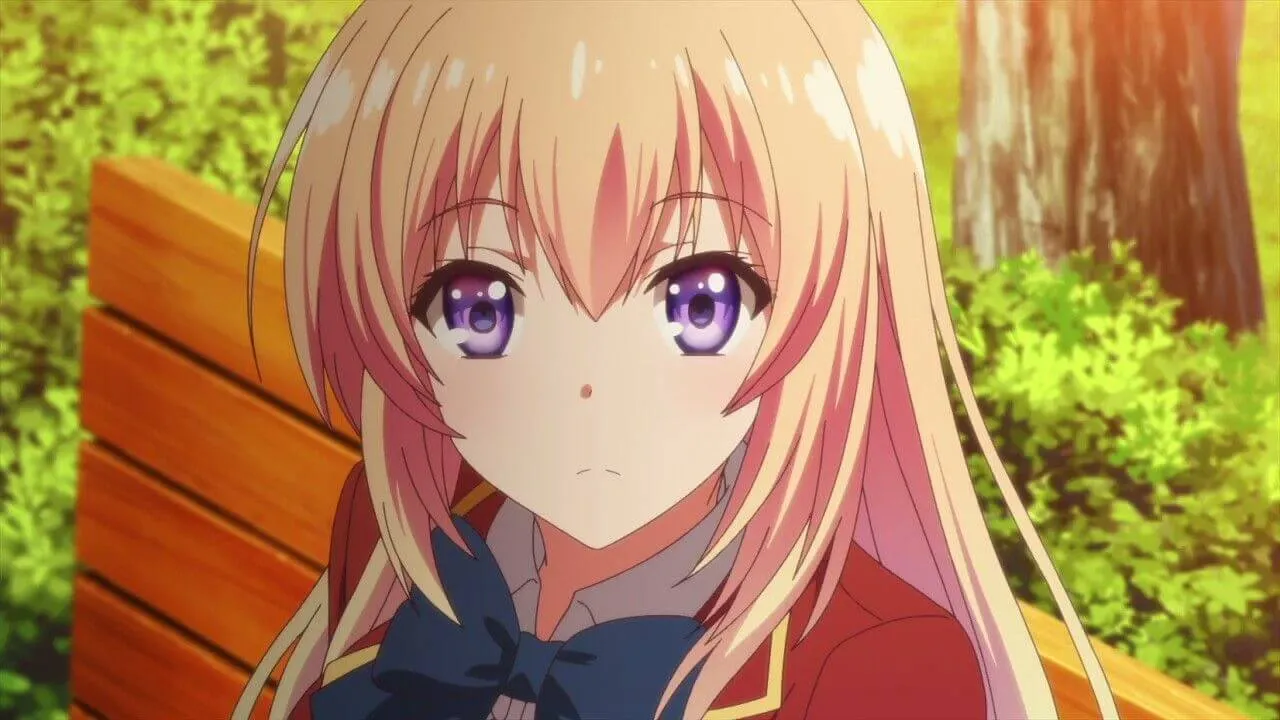 Ichinose olhando para algum lugar