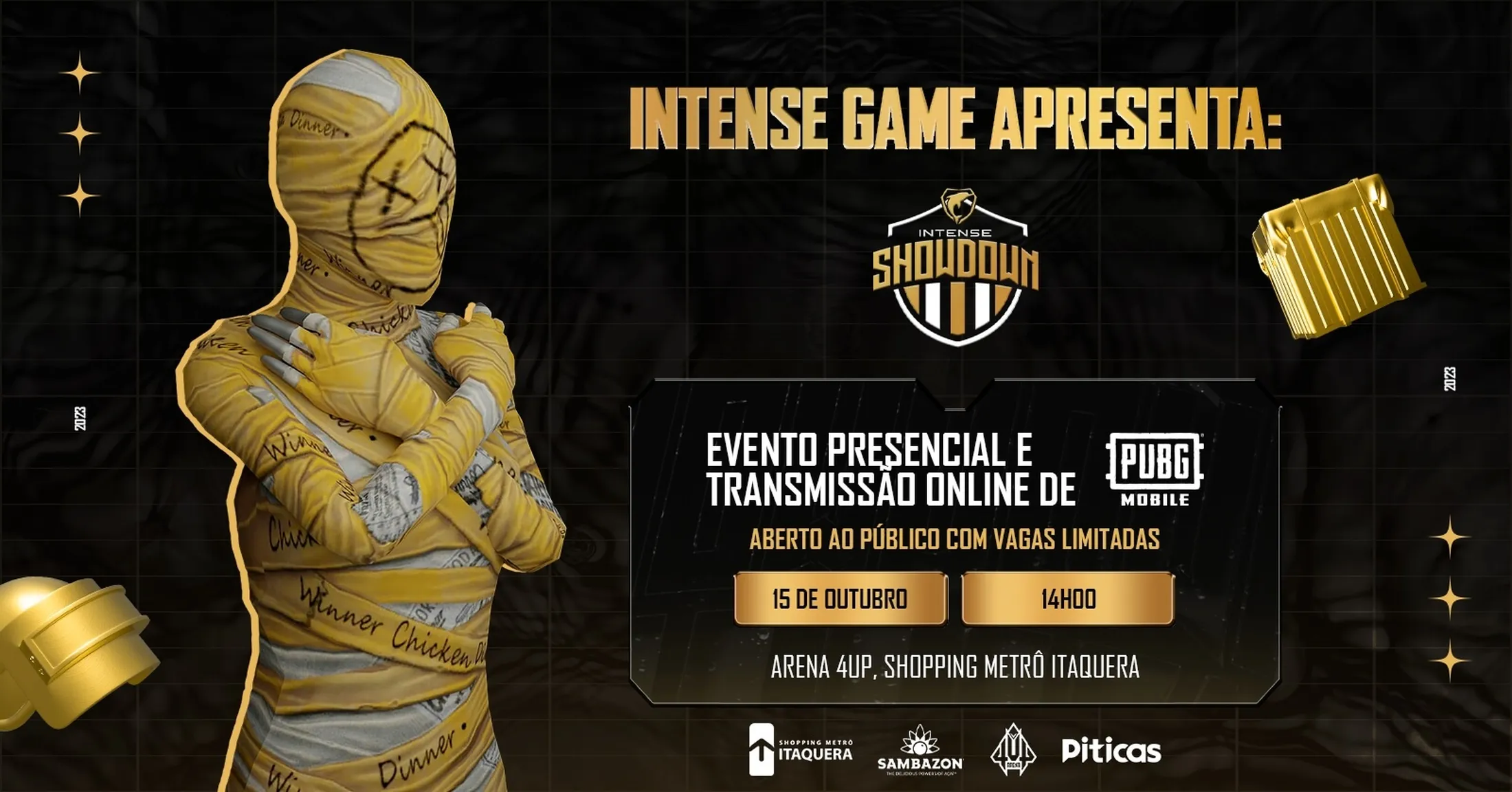 Campeonato de PUBG MOBILE é organizado pela Intense Game. Foto: Divulgação