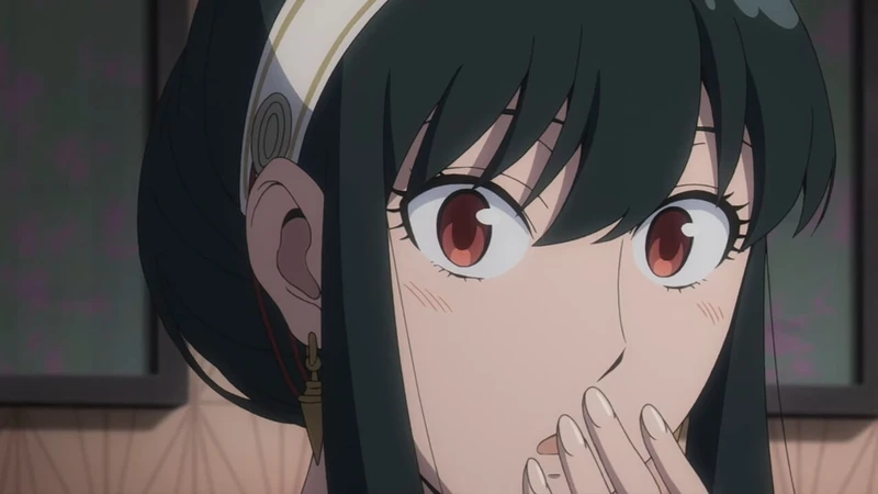 mulher de cabelos pretos com a mão na boca chocada