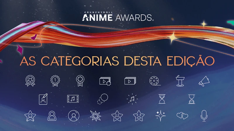 Crunchyroll divulga categorias para Anime Awards 2023