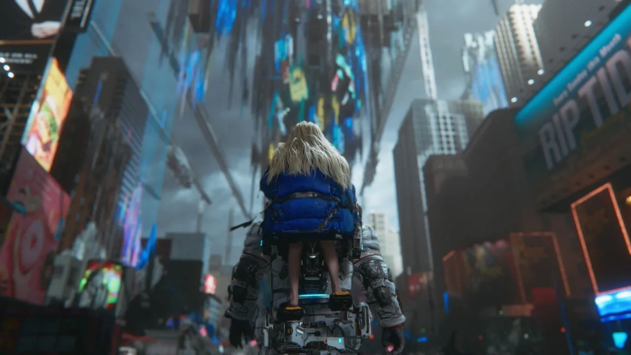 PRagmata Diana nas costas do Hugh