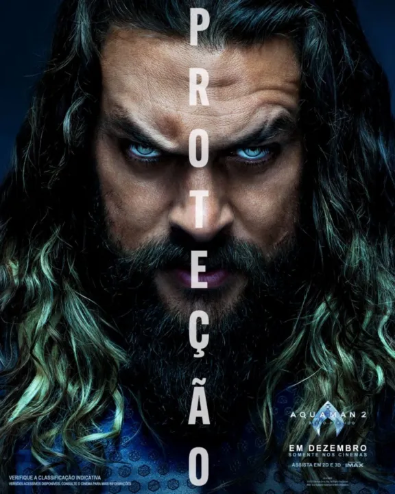 Pôster Aquaman 2 com Jason Momoa