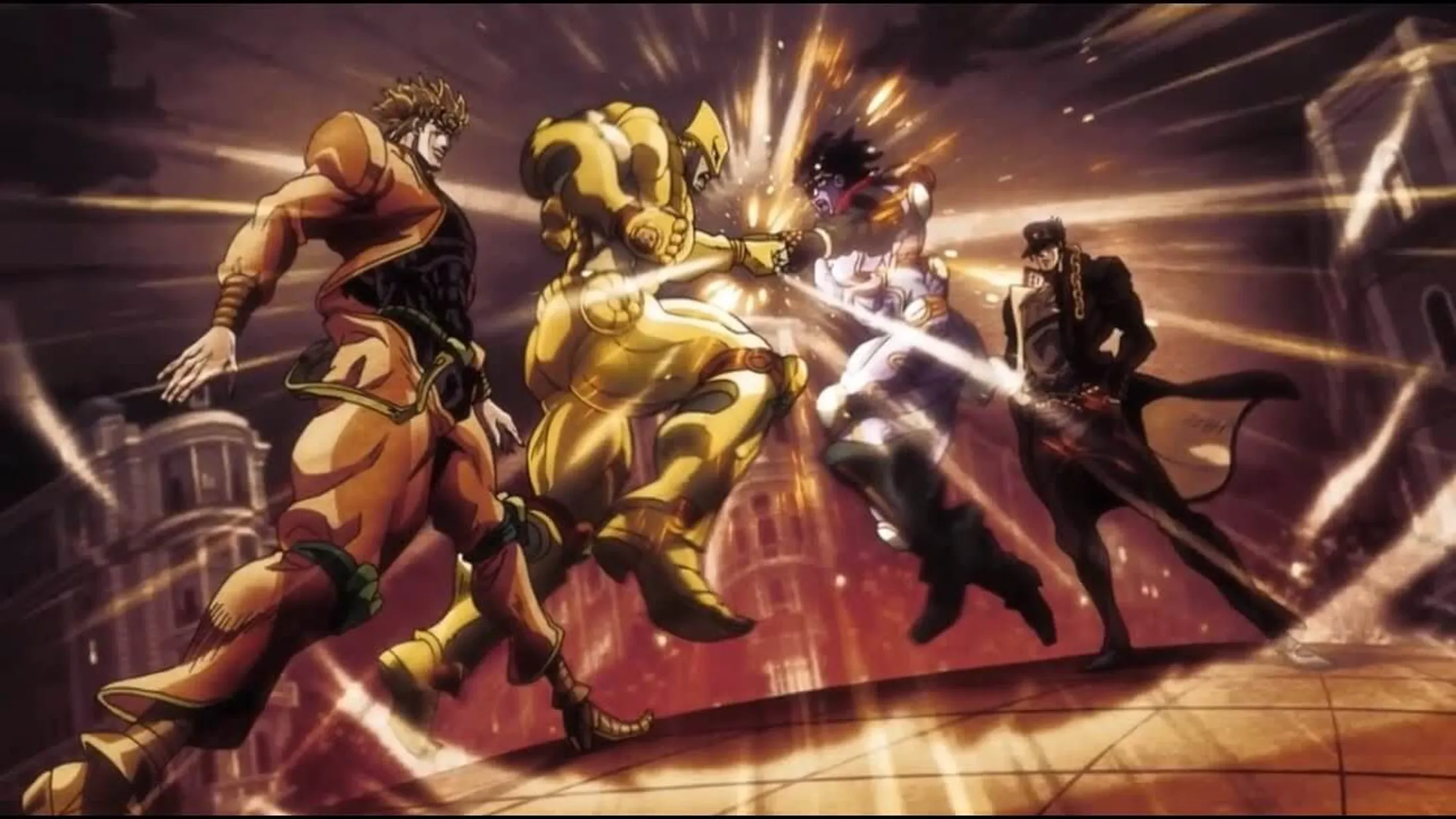 Jotaro Kujo vs. DIO . Foto: Divulgação