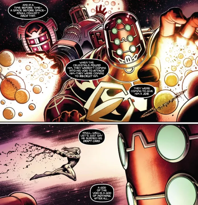 Knull vs. Celestiais