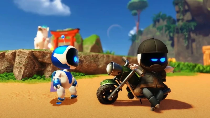 Astro Bot feat Days Gone. Foto: Reprodução/ Bend Studio