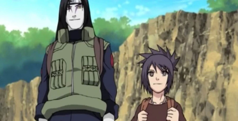 Personagem Orochimaru e Anko