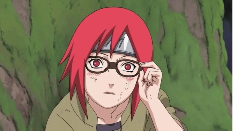 Karin de óculos, criança