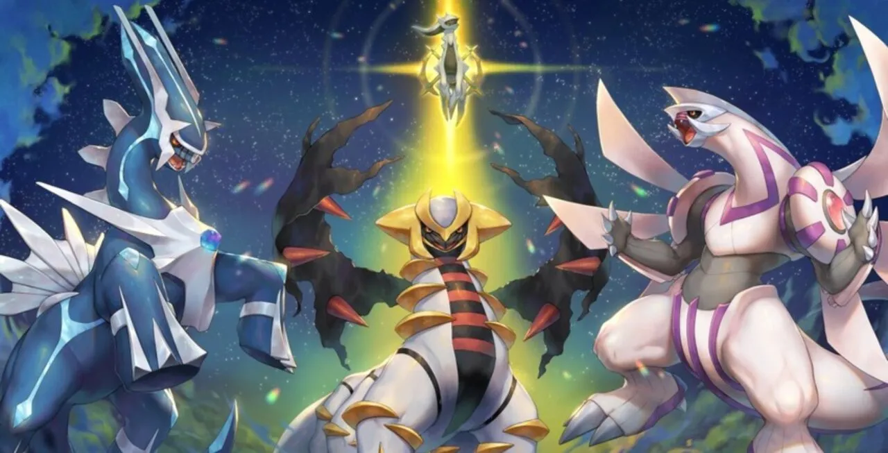 Arceus, Dialga, Giratina e Palkia