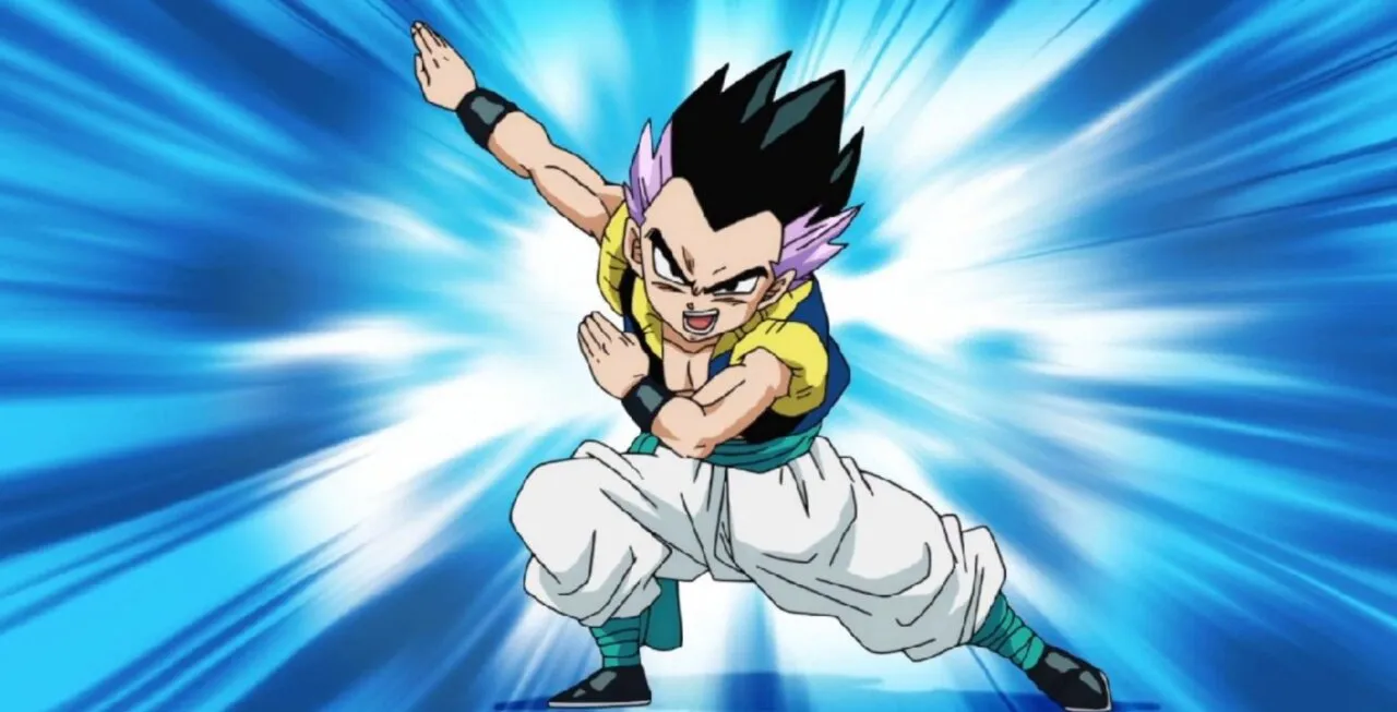 Gotenks fazendo pose