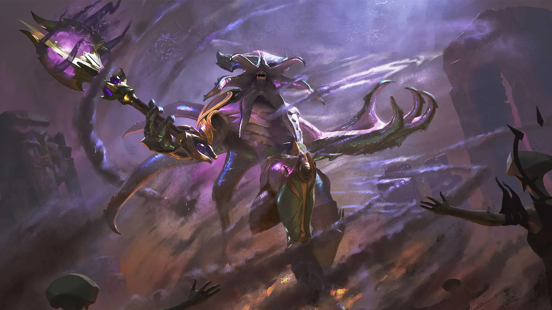 Herói Faceless Void com o novo visual da Arcana - The international 2022