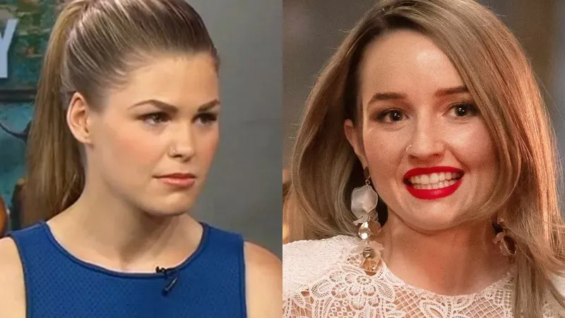 Belle Gibson real à esquerda e da série da Netflix à direita