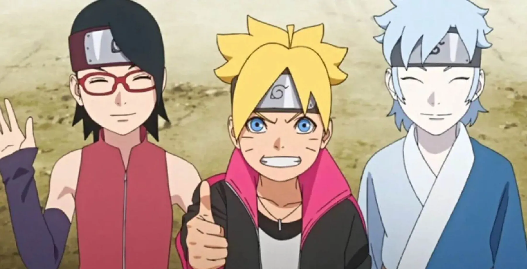 Sarada, Boruto e Mitsuki