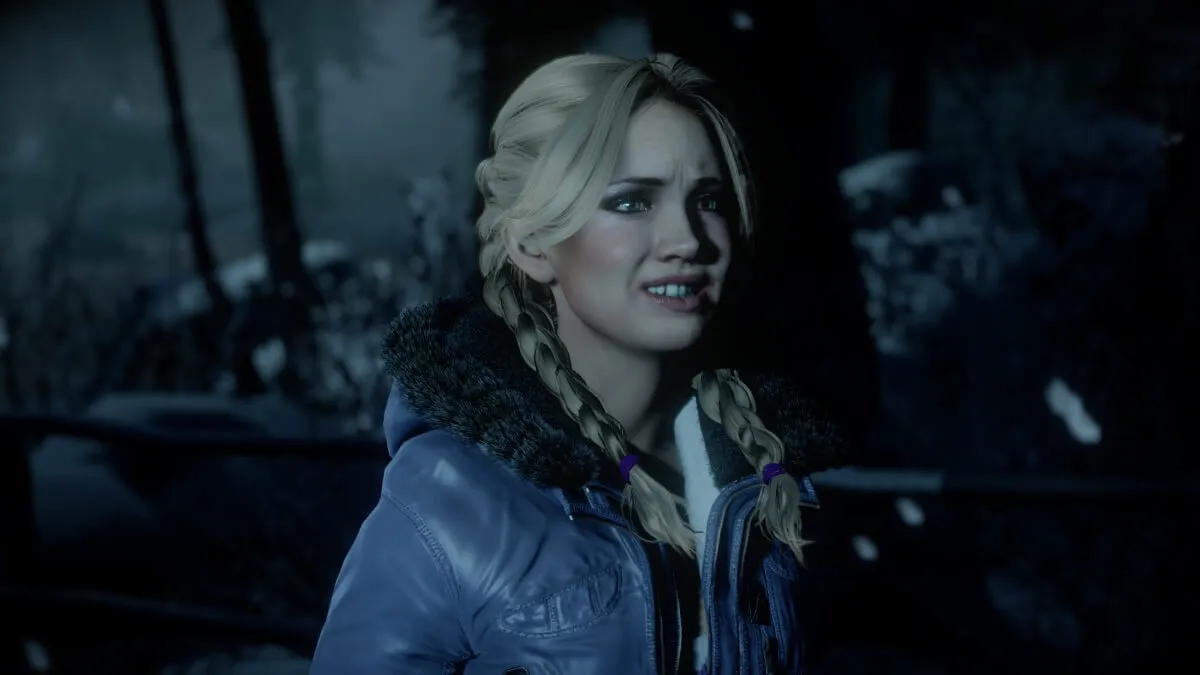 Captura de tela de Until Dawn para PS4