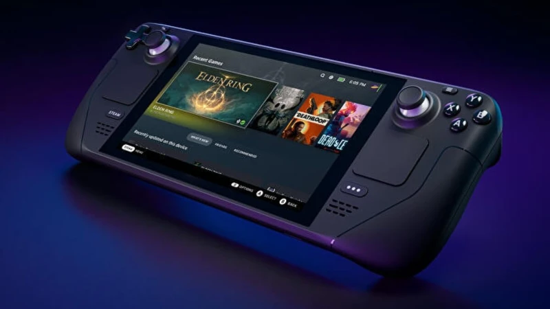 Imagem de divulgação do Steam Deck. Foto: Valve