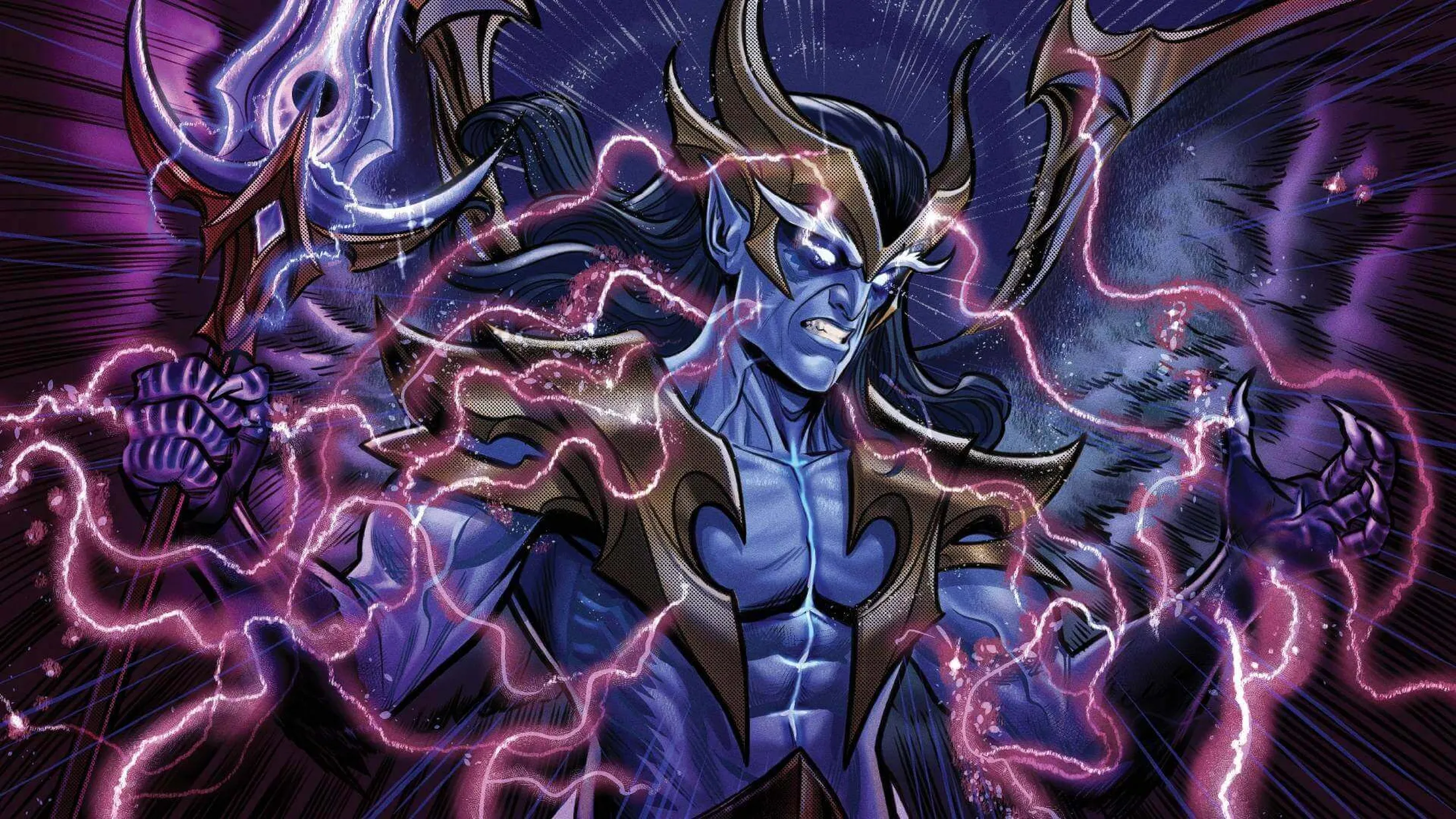 Skywrath mage se transformando ao receber a magia de Scree’auk
