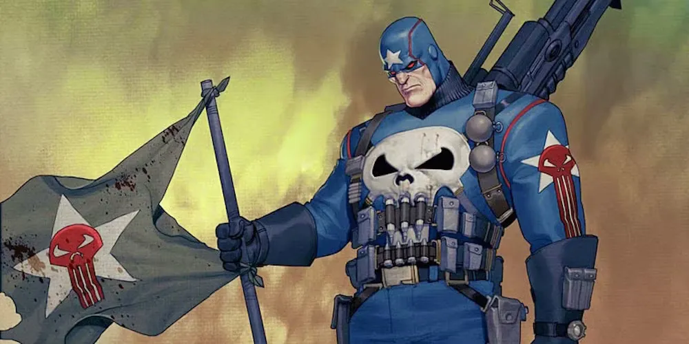 Frank Castle (Justiceiro) como Capitão América