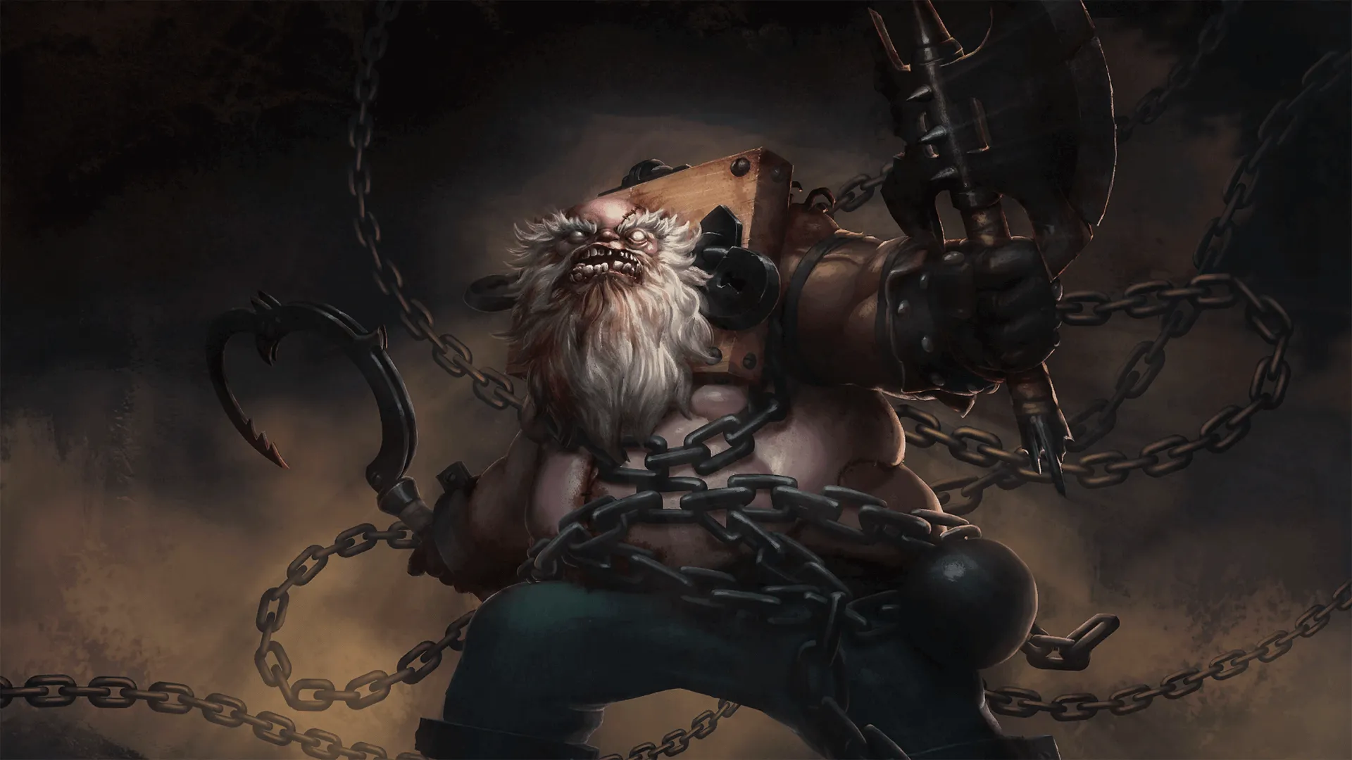Açugueiro zumbi do jogo dota 2 conhecido como pudge